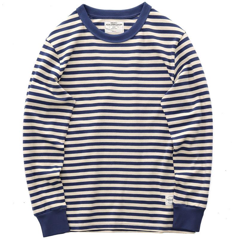 Retro Autumn Bottom Striped T-shirt