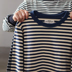Retro Autumn Bottom Striped T-shirt