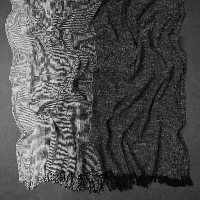 Pinstripe Vintage Colorblock Scarf