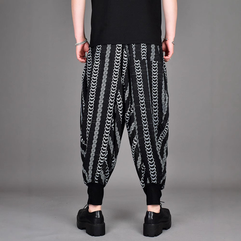 Loose Draped Casual Harem Pants