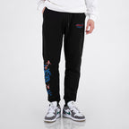 Cotton Loose Embroidered Sweatpants