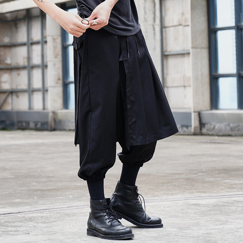 Multi-layer Casual Skirt Hakama Pants