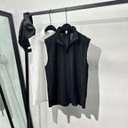 Loose Lapel Casual V-Neck Sleeveless Vest