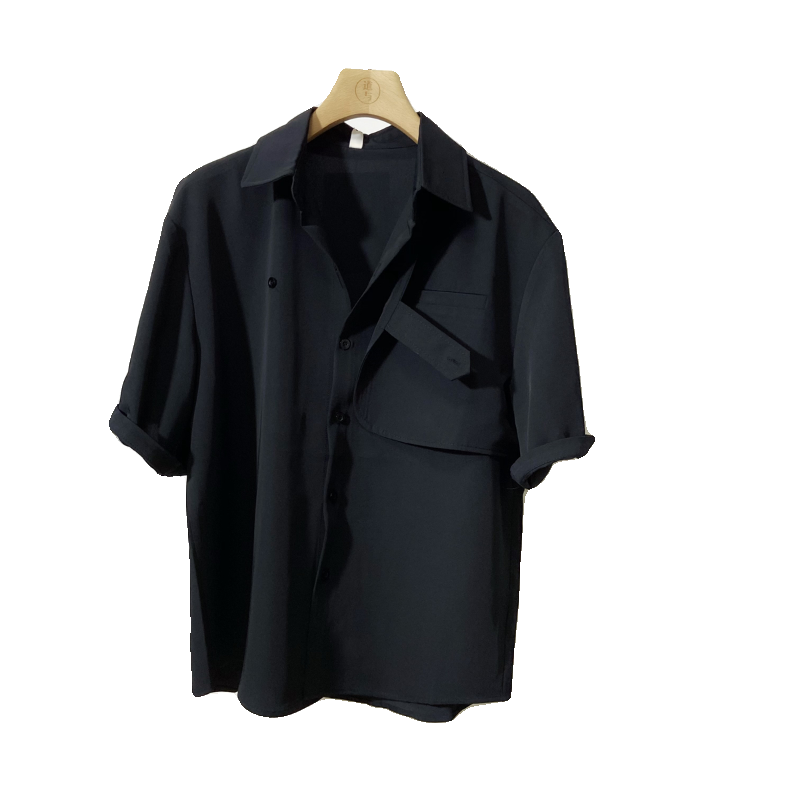 Summer Thin Loose Ice Silk Shirt