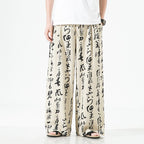 Ancient Calligraphy Casual Pants