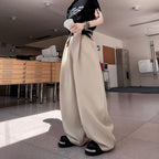 Loose Drape Casual Wide-leg Pants