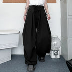 American Machete Drawstring Loose Wide Leg Pants
