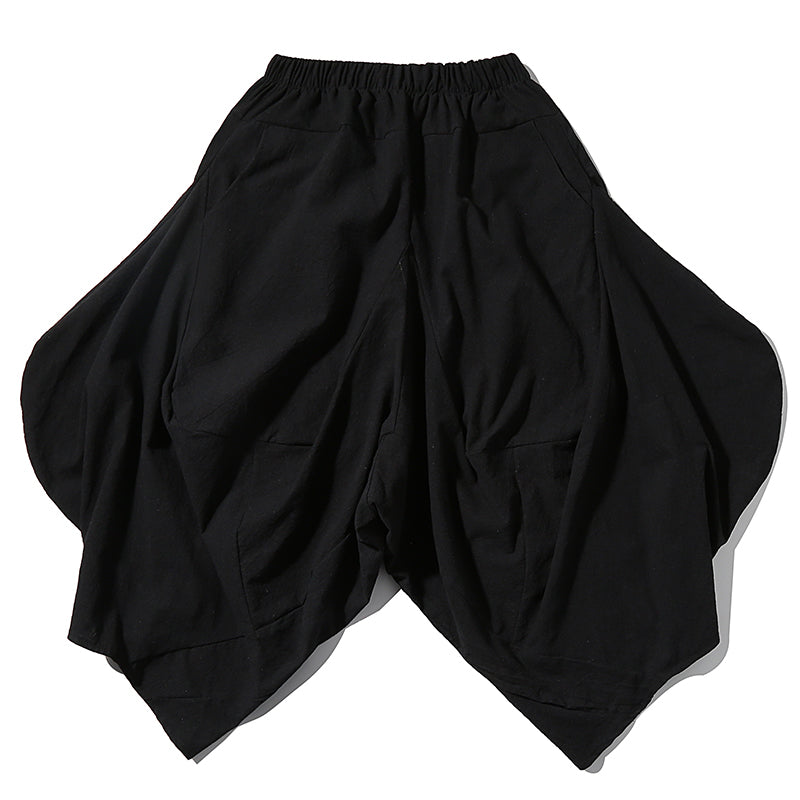 Loose Linen Low-crotch Bloomers