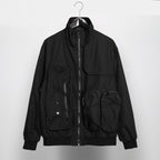 Stand Collar Casual Pocket Work Jacket