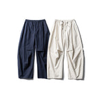 Solid Color Loose Lace-up Casual Pants