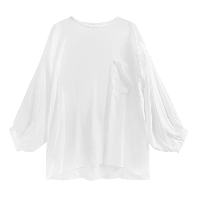 Round Neck Dolman Sleeve T-Shirt
