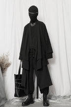 Double Collar Loose Tea Cardigan