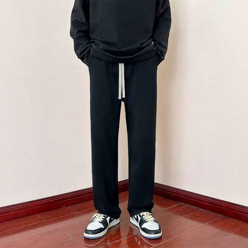 Striped Straight Loose Wide-leg Casual Pants