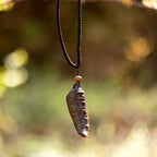 【Hong hong huo huo】Hand Wood Carved Retro Necklace