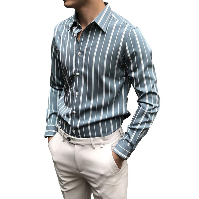 2020 New Style Striped Shirt