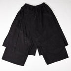 Loose Cropped Culottes Multi-layer Hakama Pants
