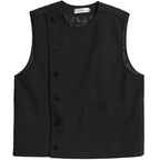 Retro Round Neck Vest