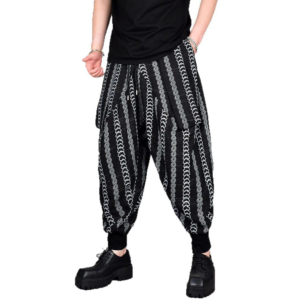 Loose Draped Casual Harem Pants