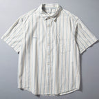 Striped Vintage Loose Casual T-shirt Top