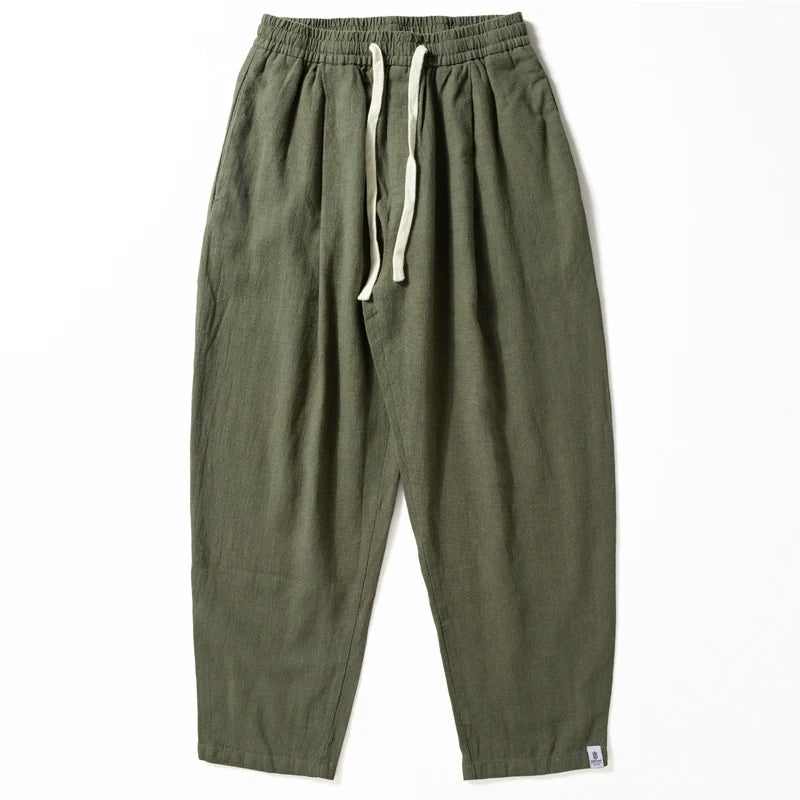 Summer Thin Breathable Loose Straight Casual Pants