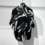 Printed Irregular Casual Shirt
