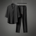 Linen Loose Casual Two-Piece Suit