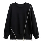 Link Crew Neck Casual Sweatshirt