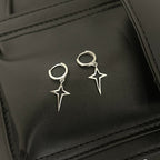 925 Silver Star Pendant Earrings