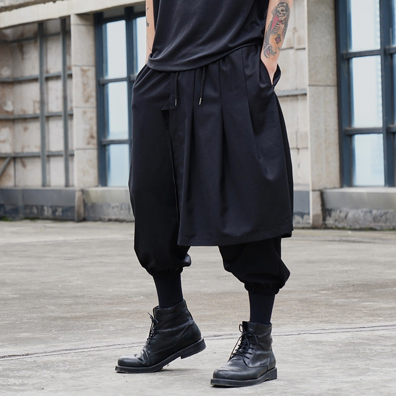 Multi-layer Casual Skirt Hakama Pants