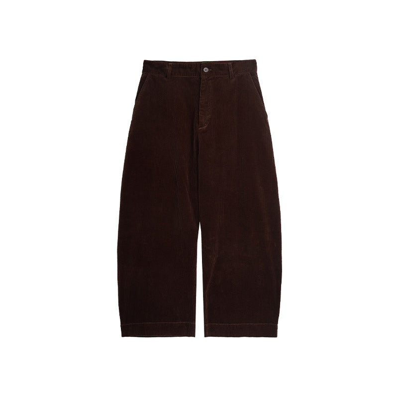 Cotton Corduroy Vintage Loose Wide Leg Pants