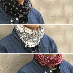 Retro Cashew Flower Scarf