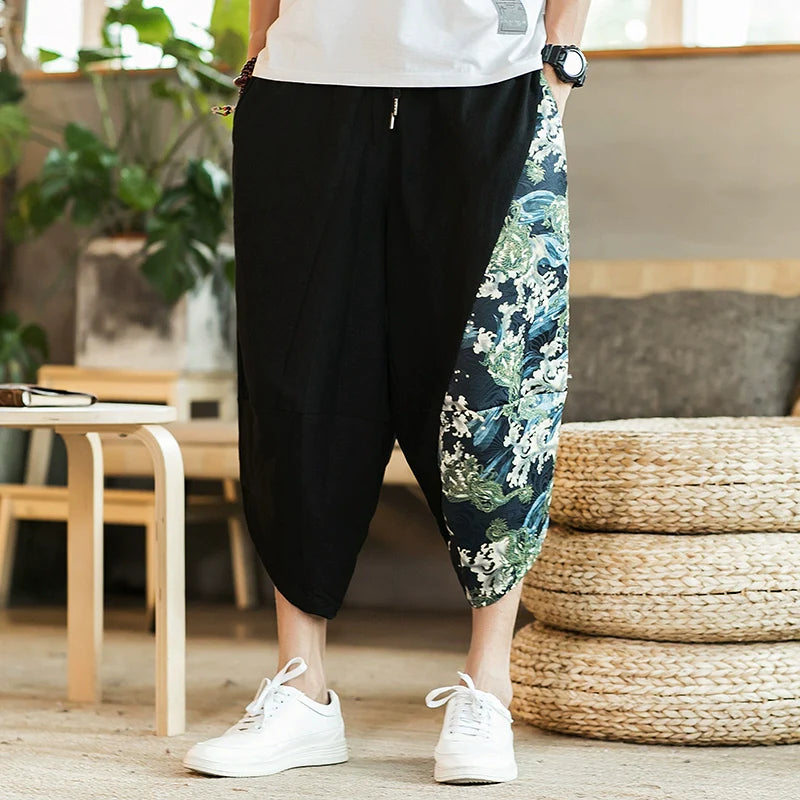 Loose Carrot Wide Leg Pants