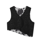 Vintage Jacquard Reversible Vest