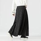 Hanfu Tie Pleated Skirt Hakama Pants
