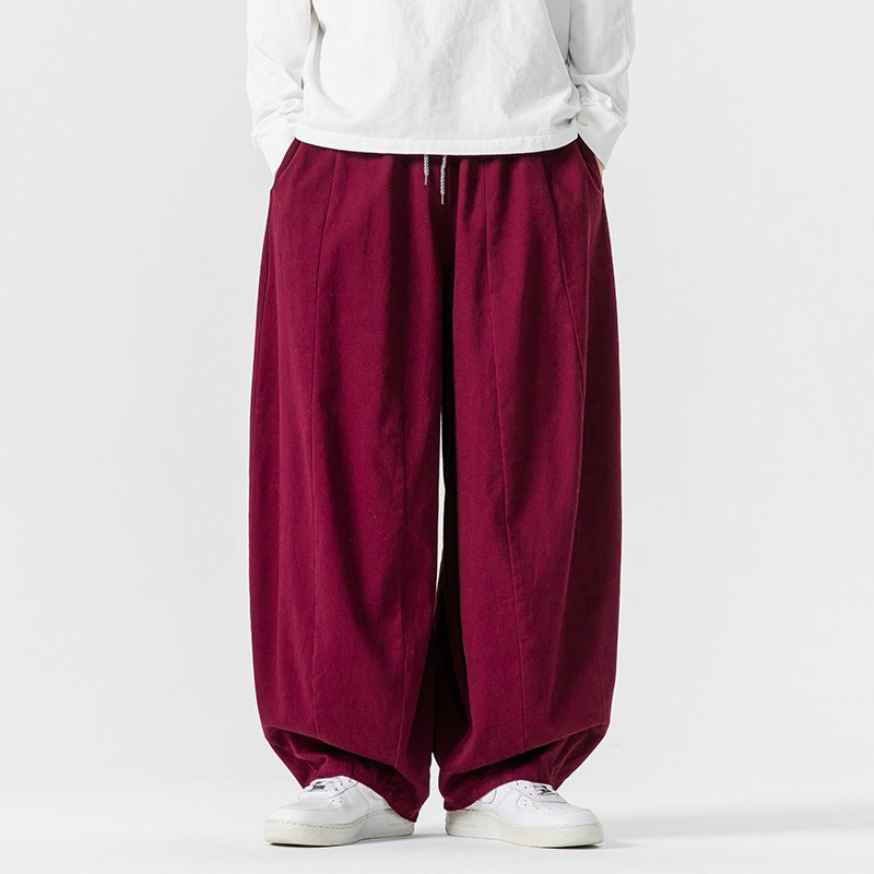 Japanese Retro Loose Wide-leg Harem Pants