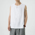 Linen Vintage Loose Vest