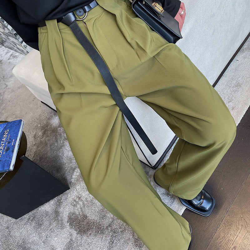 Loose Drape Wide-leg Pants