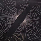 Ray Embroidery Loose Stand Collar Casual T-shirt