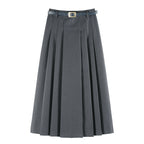 Casual Pleated Skirt