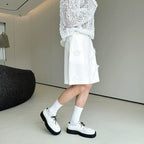 3D Embellished Casual Wide-leg Shorts