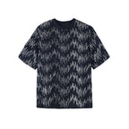 Sequin Short Sleeve Sheer T-Shirt