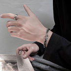 Titanium Steel Double Bracelet