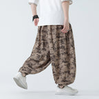 Loose Zen Embroidered Wide Leg Pants