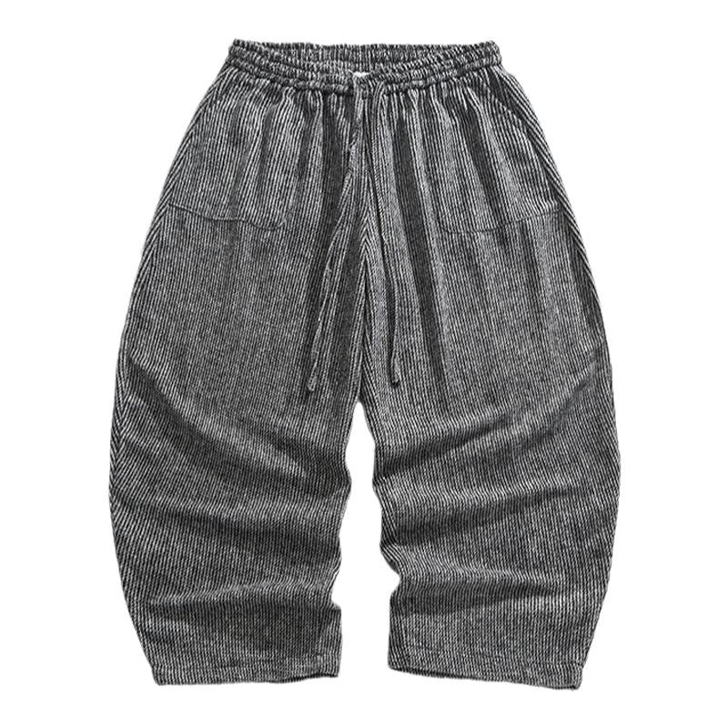 Retro Thick Woolen Loose Bloomers