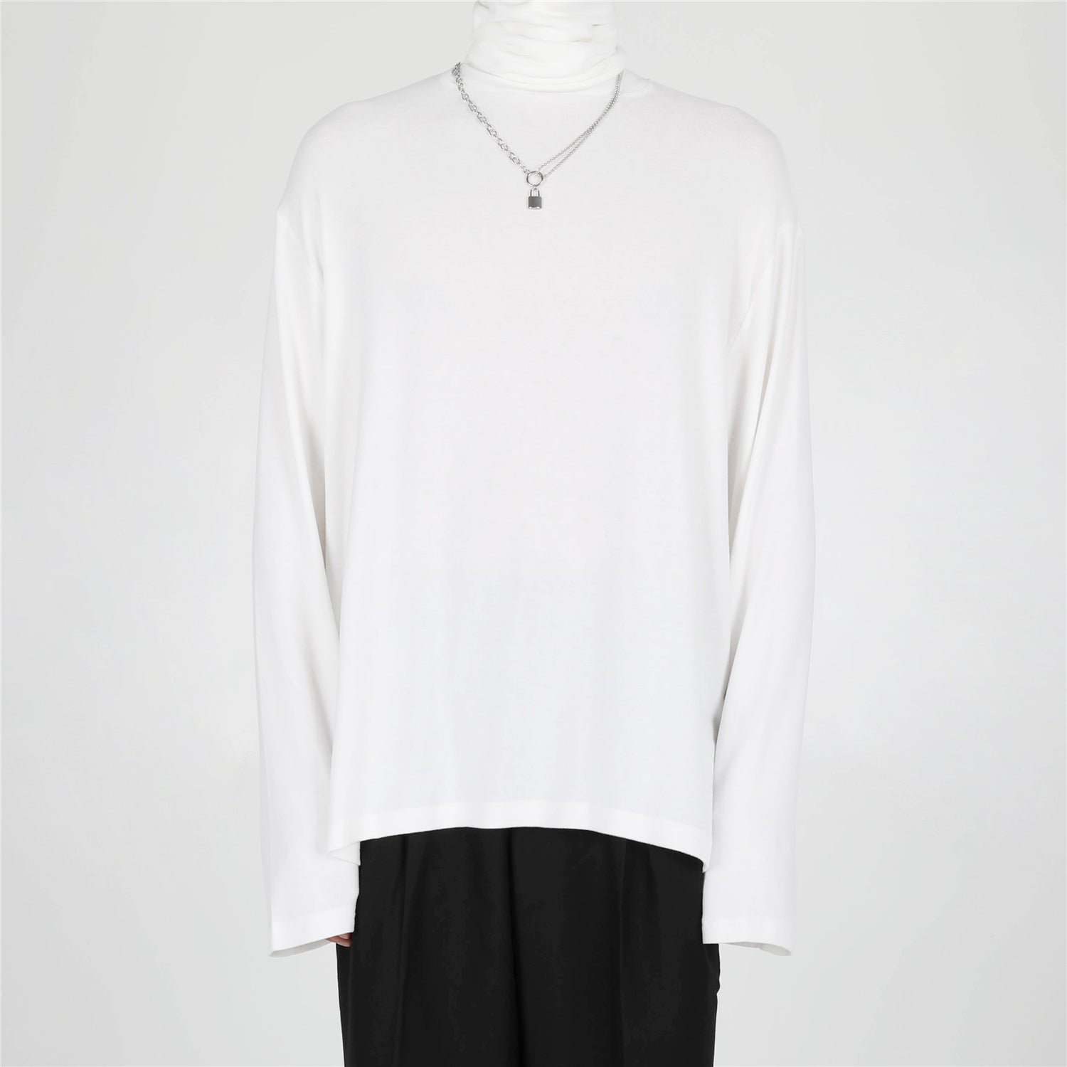High Neck Long Sleeve T-shirt