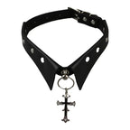 Cross Punk Metal Clavicle Chain