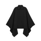 Large Sleeve Dark Casual Shirt