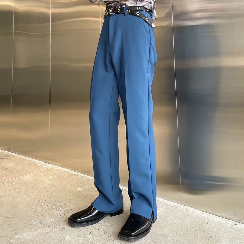 Solid Color Basic Trousers