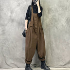 Casual Retro Loose Overalls