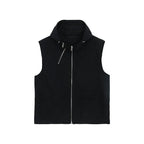 Jacket Pleated Work Vest Two Piece Set